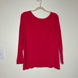 Piko hot pink long sleeve top S